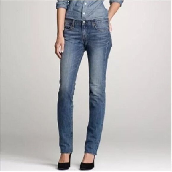 J.Crew Jeans Matchstick Straight Leg 27 Classic Short - Picture 1 of 4